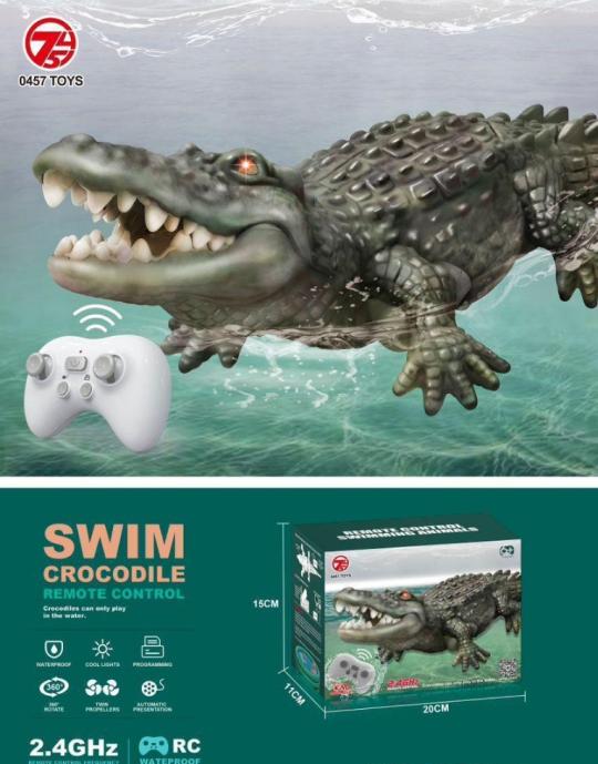 R/C SWIM CROCODILE